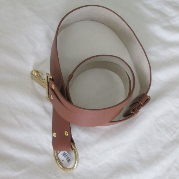 NWT Chico's camel gold ring hook belt - Picture 4 of 5